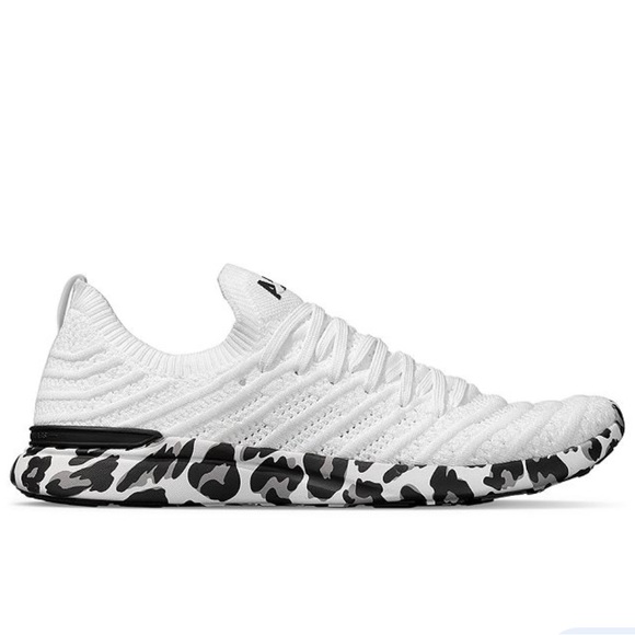 APL Shoes - APL Athletic Propulsion Labs TechLoom Wave White Leopard Running Shoes